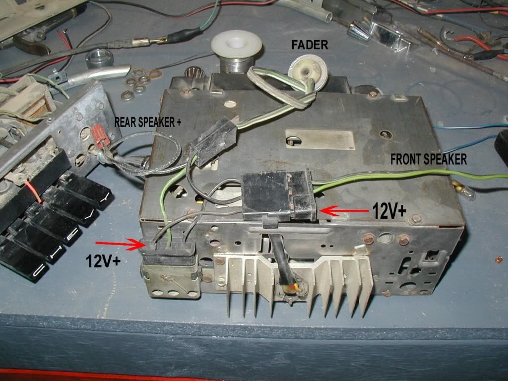 '64 Impala AM/FM Education - Chevy Message Forum ... fader wiring diagram 